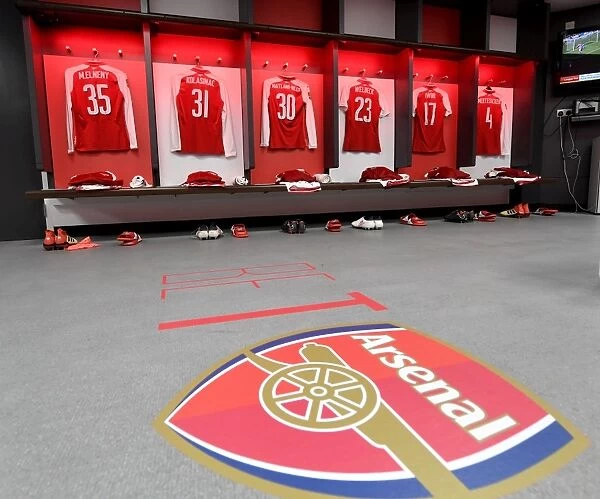 Arsenal Changing Room Before Carabao Cup Final: Arsenal vs Manchester City (2018)