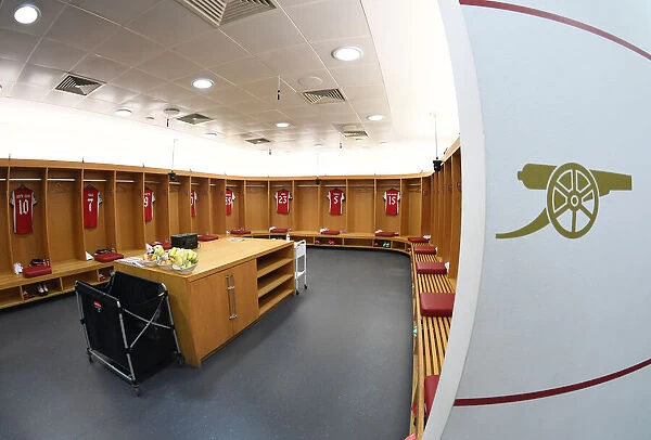 Arsenal Changing Room Before Carabao Cup Match against AFC Wimbledon (2021-22)