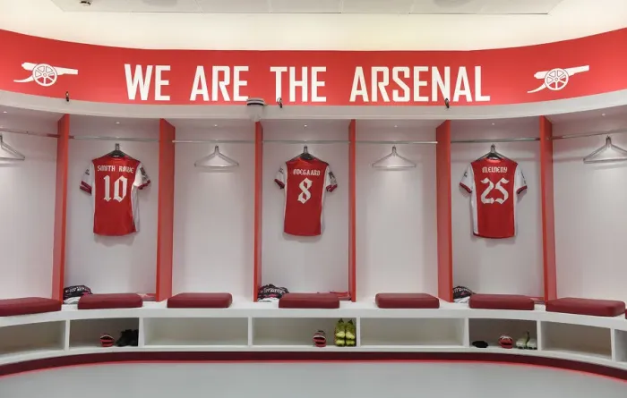 Framed Print : Arsenal Changing Room: Emile Smith Rowe, Martin Odegaard, and Mo Elneny Ahead of Carabao Cup Quarterfinal vs. Sunderland Framed Print : Arsenal Changing Room: Emile Smith Rowe, Martin Odegaard, and Mo Elneny Ahead of Carabao Cup Quarterfinal vs. Sunderland