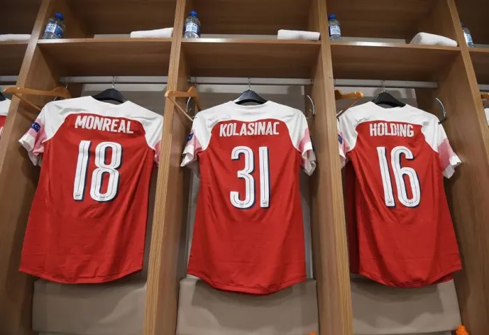 Framed Print : Arsenal in the Changing Room: Gearing Up for the Qarabag Clash - UEFA Europa League 2018-19 Framed Print : Arsenal in the Changing Room: Gearing Up for the Qarabag Clash - UEFA Europa League 2018-19