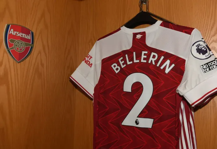 Framed Print : Arsenal Changing Room: Hector Bellerin's Shirt Before Arsenal vs Burnley (2020-21) Framed Print : Arsenal Changing Room: Hector Bellerin's Shirt Before Arsenal vs Burnley (2020-21)
