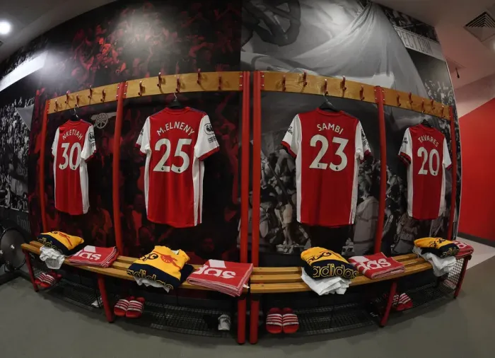 Framed Print : Arsenal Changing Room: Pre-Match Focus vs West Ham United (Premier League 2021-22) Framed Print : Arsenal Changing Room: Pre-Match Focus vs West Ham United (Premier League 2021-22)