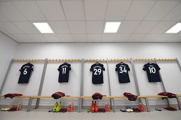 Arsenal Changing Room: Pre-Match Preparation vs Brighton & Hove Albion (2018-19)