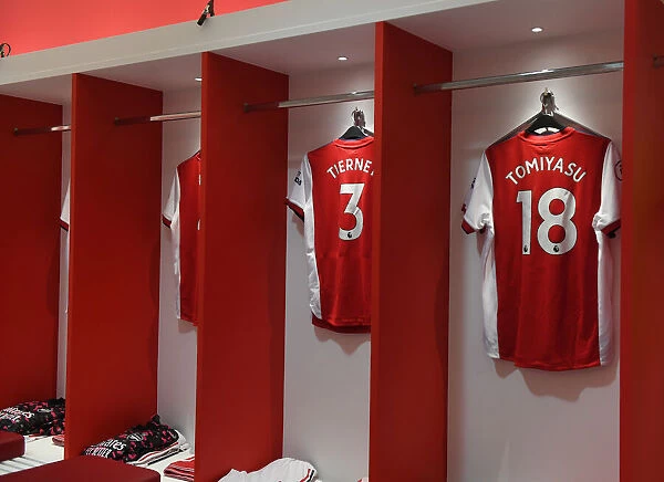 Arsenal Changing Room: Tomiyasu's Shirt Awaits Newcastle Clash