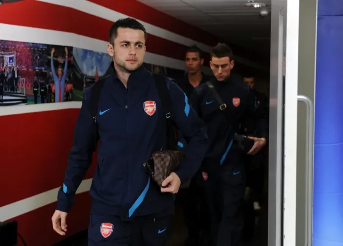 Framed Print : Arsenal Crushes AC Milan: Lukasz Fabianski's Shut-Out Leads 3-0 Victory in UEFA Champions League