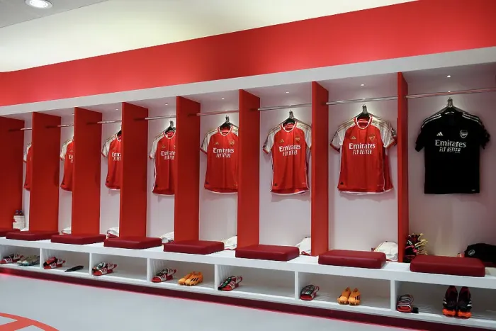 Framed Print : Arsenal Dressing Room: Pre-Match Preparation vs. Wolverhampton Wanderers (2022-23) Framed Print : Arsenal Dressing Room: Pre-Match Preparation vs. Wolverhampton Wanderers (2022-23)