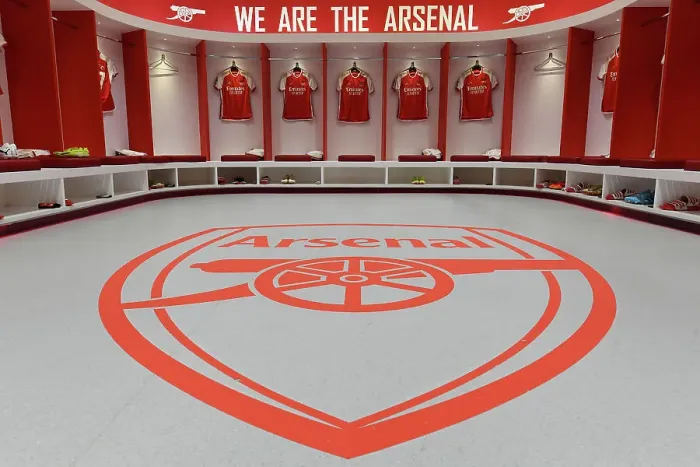 Framed Print : Arsenal Dressing Room: Pre-Match Preparation vs Crystal Palace (2023-24) Framed Print : Arsenal Dressing Room: Pre-Match Preparation vs Crystal Palace (2023-24)
