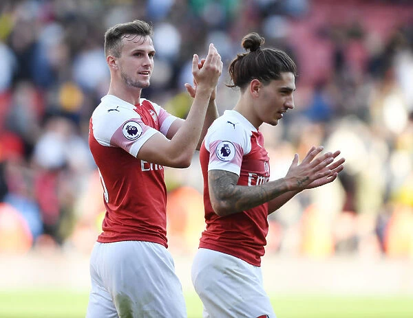 Arsenal Duo: Holding and Bellerin Celebrate Victory Over Watford