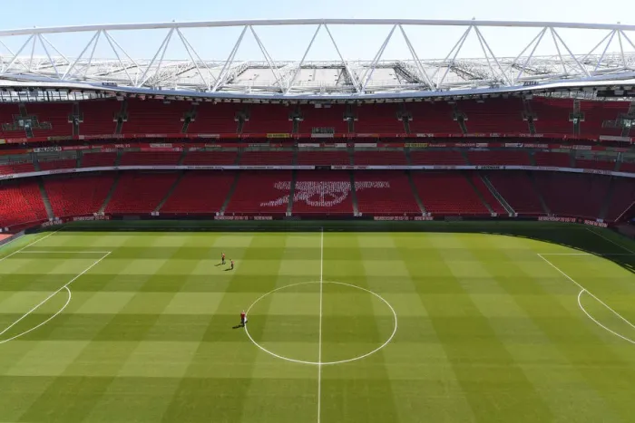 Framed Print : Arsenal at Emirates Stadium: Arsenal vs Burnley, Premier League (2017-18)