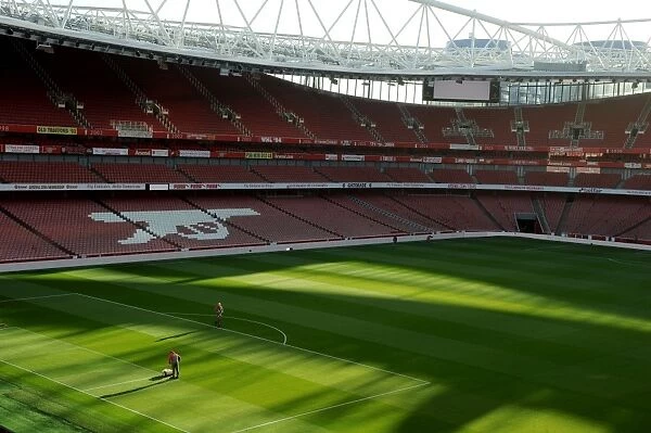 Arsenal at Emirates Stadium Before Arsenal vs West Bromwich Albion, Premier League 2016-17