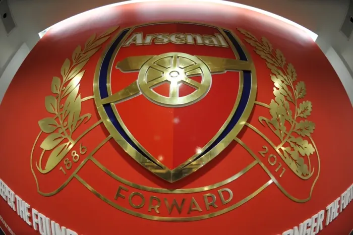 Framed Print : Arsenal at Emirates Stadium: New Crest Unveiling During Emirates Cup Match Against New York Red Bulls