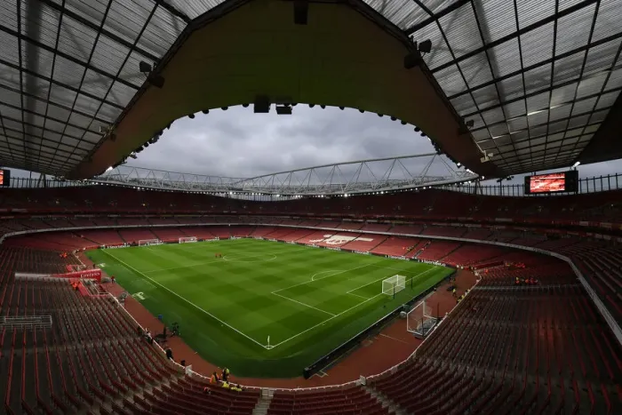 Framed Print : Arsenal at Emirates Stadium: Pre-Match Scene - Arsenal vs Crystal Palace, Premier League 2021-22 Framed Print : Arsenal at Emirates Stadium: Pre-Match Scene - Arsenal vs Crystal Palace, Premier League 2021-22