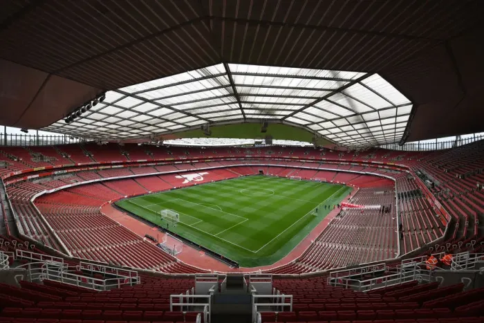 Framed Print : Arsenal at Emirates Stadium: Pre-Match Scene vs Huddersfield Town (2018-19)