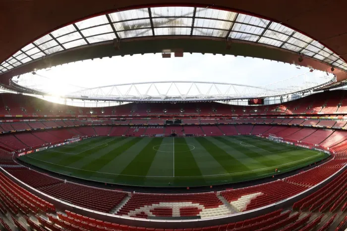Framed Print : Arsenal at Emirates Stadium: Preparing for Sporting CP in the Europa League Framed Print : Arsenal at Emirates Stadium: Preparing for Sporting CP in the Europa League