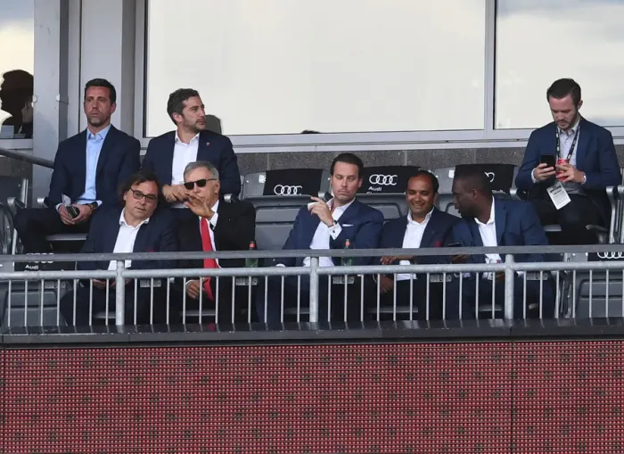 Framed Print : Arsenal Executives at 2019 Colorado Rapids Match Framed Print : Arsenal Executives at 2019 Colorado Rapids Match