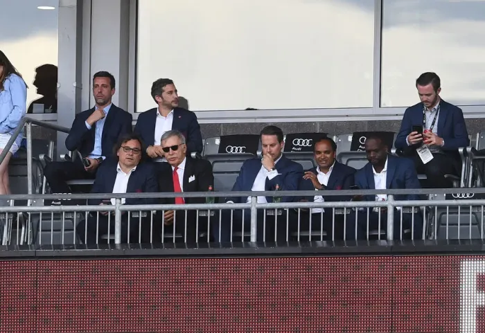 Framed Print : Arsenal Executives at 2019 Colorado Rapids Match