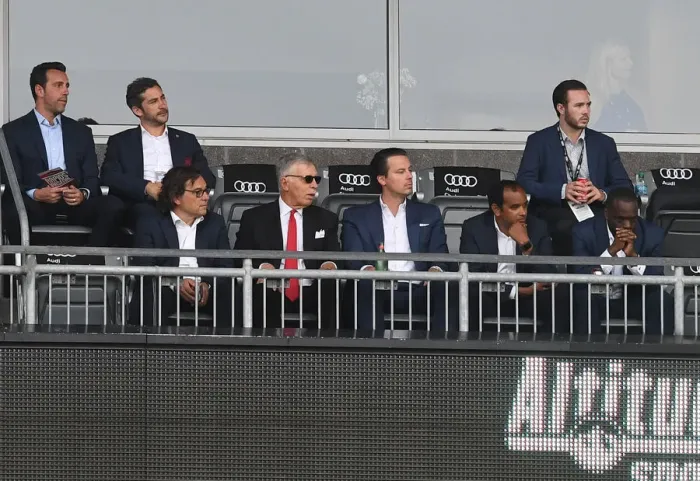 Framed Print : Arsenal Executives at Colorado Rapids Match, 2019 Framed Print : Arsenal Executives at Colorado Rapids Match, 2019
