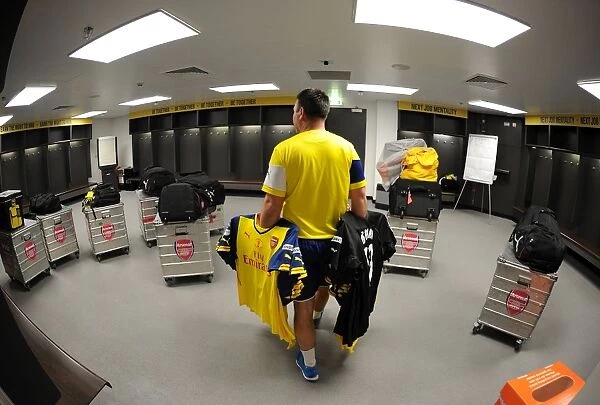 Arsenal FA Cup Final Shirts Enter Changing Room: Paul Akers Leads the Way