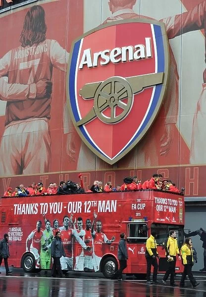 Arsenal FA Cup Parade: Celebrating Victory at Emirates Stadium (2014-15)