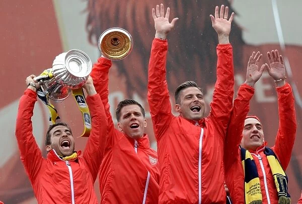 Arsenal FA Cup Triumph: 2014-15 Victory Parade
