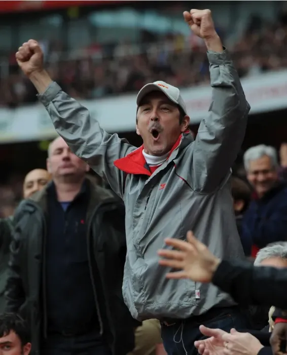 Framed Print : Arsenal fan. Arsenal 0: 0 Chelsea. Barclays Premier League. Emirates Stadium, 26  /  4  /  15