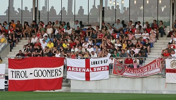 Arsenal fans. Burgenland 2:10 Arsenal, Ritzing, Austria, 28 / 7 / 2008