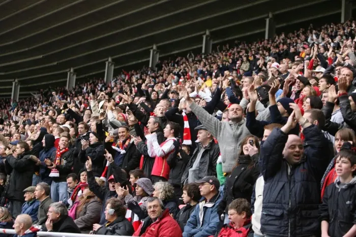 Framed Print : Arsenal fans