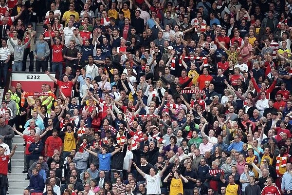 Arsenal fans. Manchester United 2:1 Arsenal
