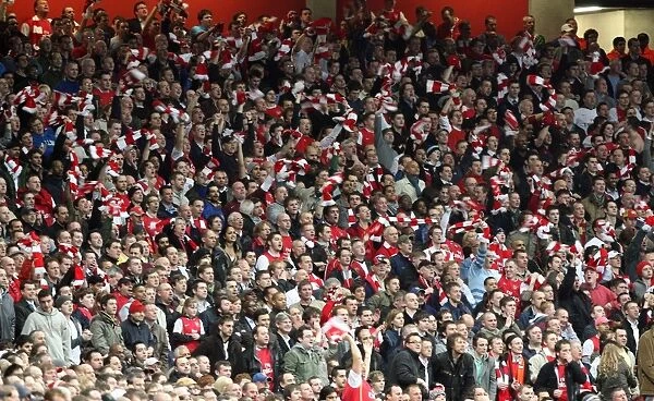 Arsenal fans. Arsenal 1:1 Liverpool, UEFA Champions League, 1 / 4 Final 1st leg