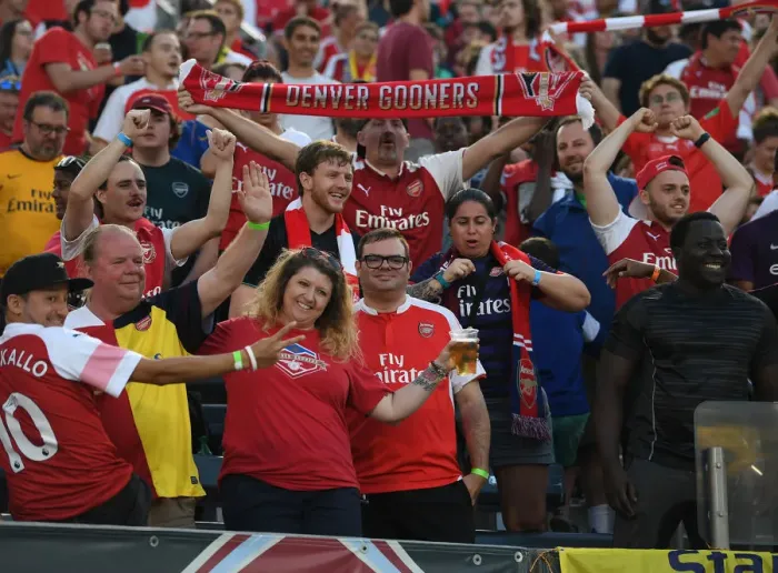 Framed Print : Arsenal Fans in Action: Colorado Rapids vs. Arsenal (2019-20)