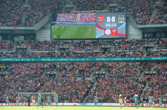 Framed Print : Arsenal fans. Arsenal 3: 0 Manchester City. FA Community Shield. Wembley Stadium, 10 / 8 / 14 Framed Print : Arsenal fans. Arsenal 3: 0 Manchester City. FA Community Shield. Wembley Stadium, 10 / 8 / 14