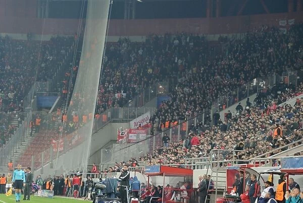 Arsenal Fans in Athens: United in Support at Olympiacos vs. Arsenal (UEFA Champions League 2015-16)