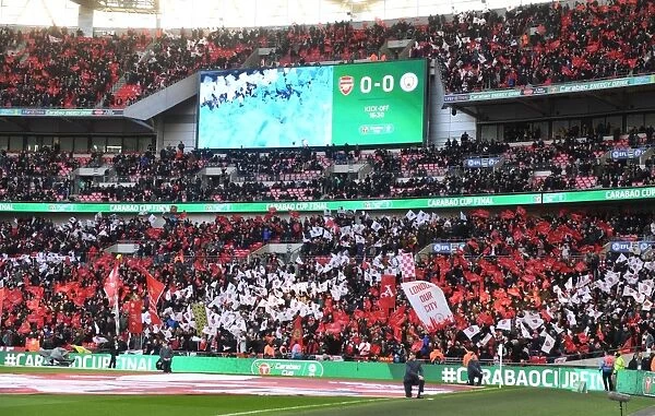 Arsenal Fans Await Carabao Cup Final Showdown Against Manchester City