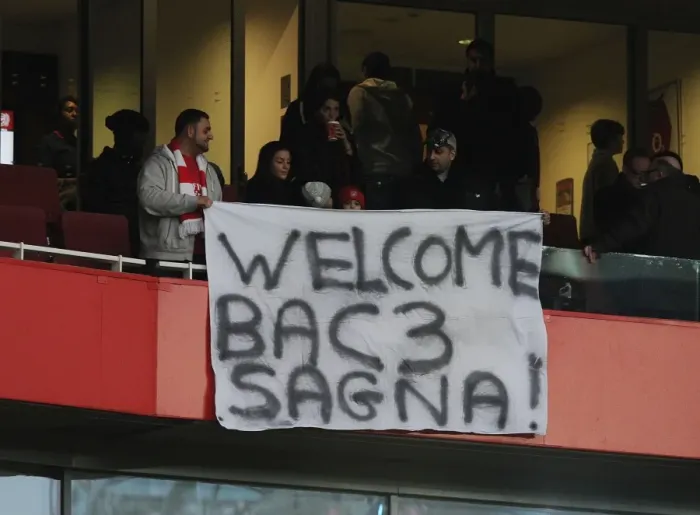 Framed Print : Arsenal Fans Await FA Cup Match vs. Aston Villa at Emirates Stadium