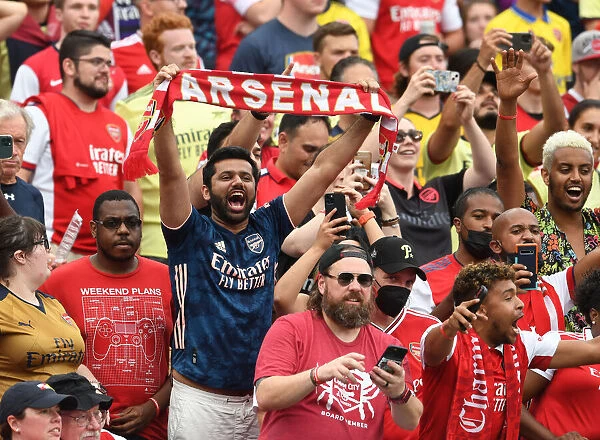 Arsenal Fans in Baltimore: Arsenal vs. Everton Pre-Season Clash (2022)