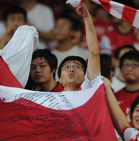 Arsenal Fans in Beijing: Arsenal FC vs Manchester City Pre-Season Clash, 2012