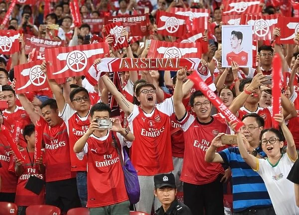 Arsenal Fans in Beijing: Arsenal vs. Chelsea Pre-Season Clash