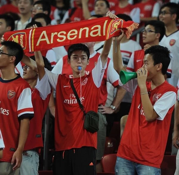 Arsenal Fans in Beijing: A Sea of Red Unites Against Manchester City