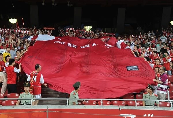 Arsenal Fans in Beijing: A Sea of Red Unites Against Manchester City