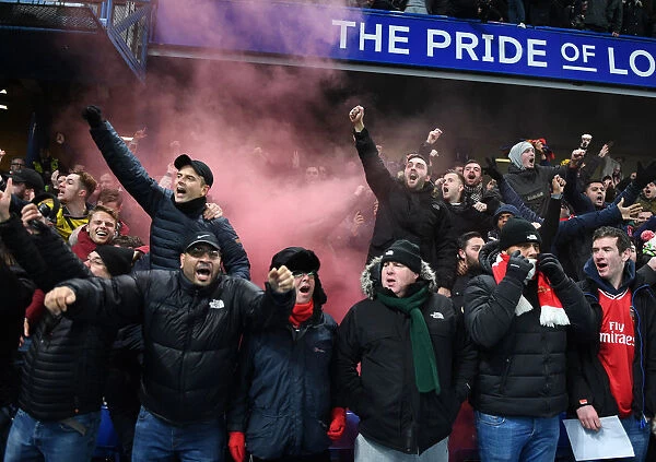 Arsenal Fans Celebrate First Goal Against Chelsea in Premier League Clash