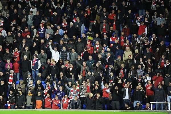 Arsenal Fans Celebrate Upset Win Against Reading in Capital One Cup