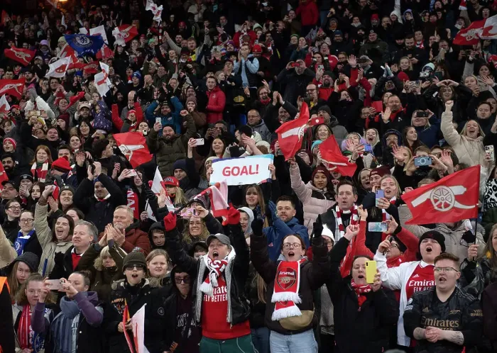 Framed Print : Arsenal Fans Euphoria and Disappointment: FA Women's League Cup Final: Chelsea vs Arsenal