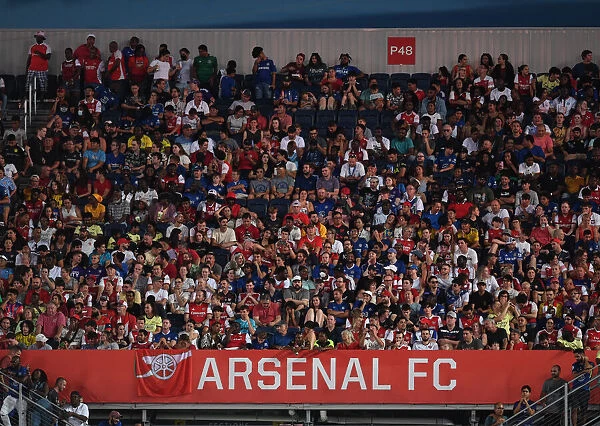 Arsenal Fans at the Florida Cup: Chelsea vs. Arsenal, Orlando 2022