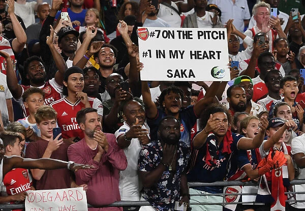 Arsenal Fans in Full Force at Arsenal vs. Everton Pre-Season Friendly in Baltimore