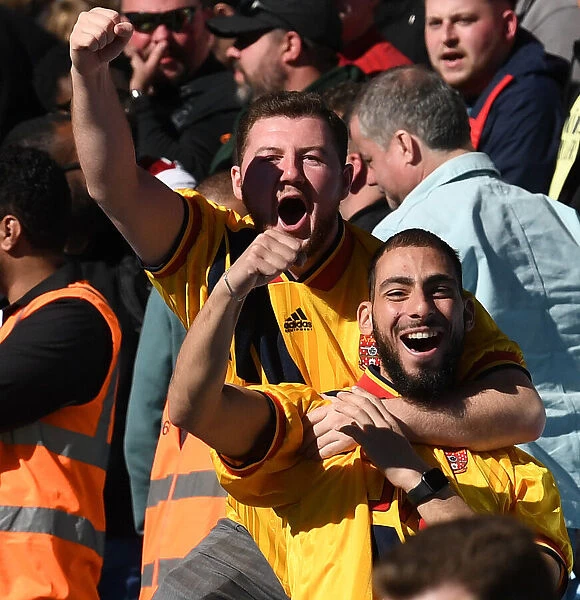 Arsenal Fans in Full Force: Aston Villa vs Arsenal, Premier League