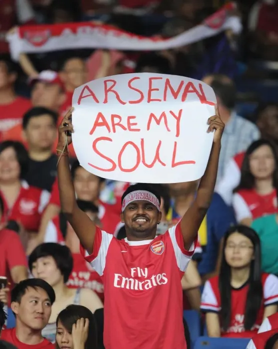 Framed Print : Arsenal Fans in Full Force: Malaysia XI vs Arsenal (2012-13) Framed Print : Arsenal Fans in Full Force: Malaysia XI vs Arsenal (2012-13)