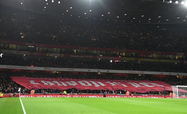 Arsenal Fans Gather Before Arsenal vs. West Ham United - Premier League 2022-23