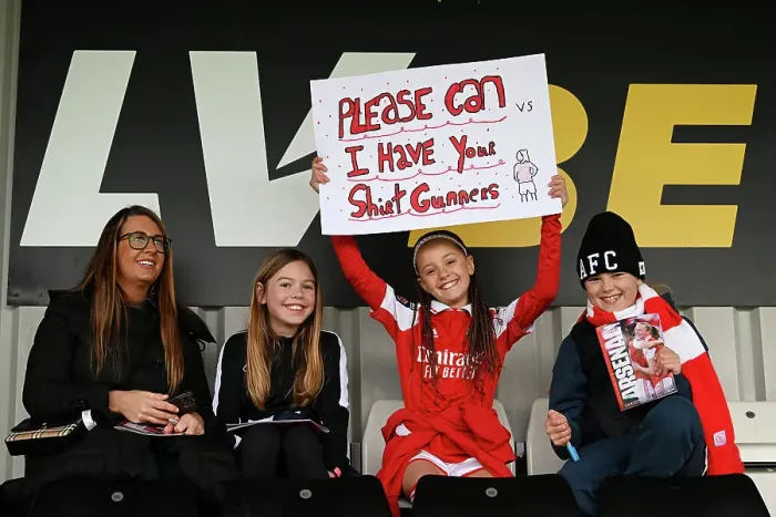 Framed Print : Arsenal Fans Gather Before Arsenal Women vs Manchester City Women's Super League Match, Meadow Park, Borehamwood, England, 2023 Framed Print : Arsenal Fans Gather Before Arsenal Women vs Manchester City Women's Super League Match, Meadow Park, Borehamwood, England, 2023