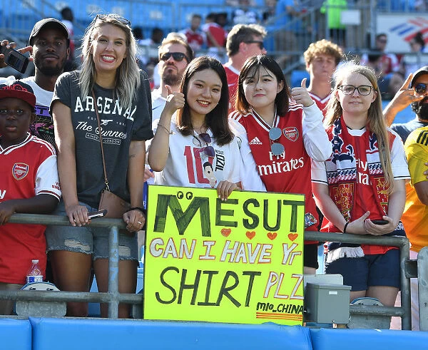 Arsenal Fans Gather in Charlotte for Arsenal vs. Fiorentina at 2019 International Champions Cup
