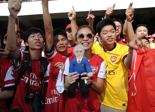 Arsenal Fans Gather for Kitchee FC Match in Hong Kong (2012-13)